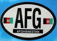 Afghanistan Flag Decal