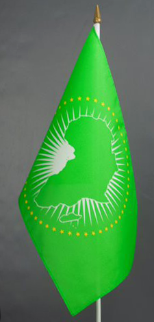 African Union Hand Waver Flag