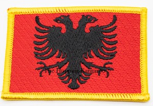 Albania Rectangular Patch