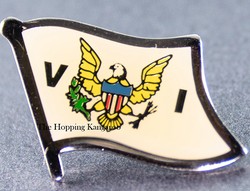 American Virgin Island Lapel Pin