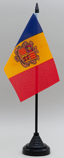 Andorra Desk Flag