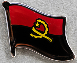 Angola Flag Lapel Pin AFN