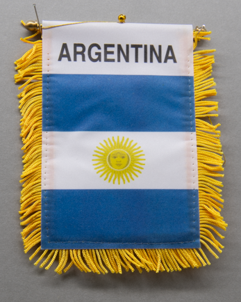 Argentina Mini Car Flag