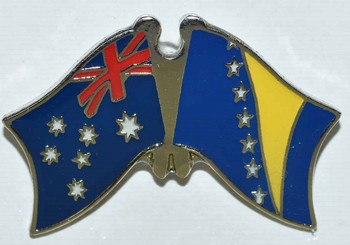Australia - Bosnia Friendship Pin