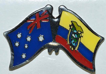 Australia - Ecuador Friendship Pin