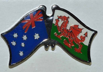 Australia - Wales Friendship Pin
