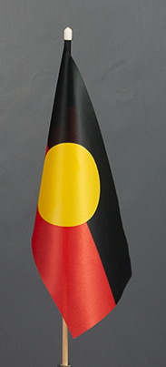 Aboriginal Hand Held Flag
