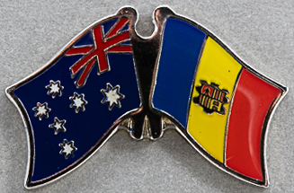 Australia - Andorra Friendship Pin