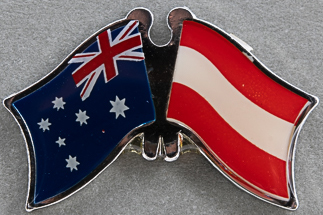 Australia - Austria Friendship Pin