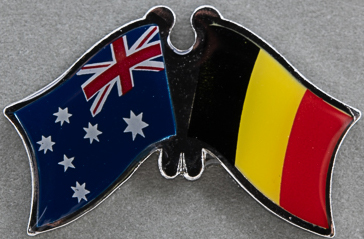 Australia - Belgium Friendship Pin