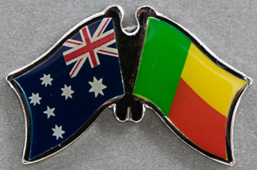 Australia - Benin Friendship Pin