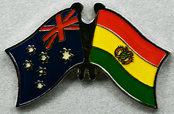Australia - Bolivia Friendship Pin