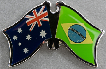 Australia - Brazil Friendship Pin