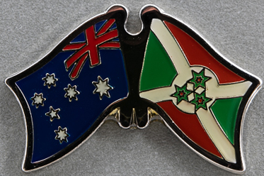 Australia - Burundi Friendship Pin