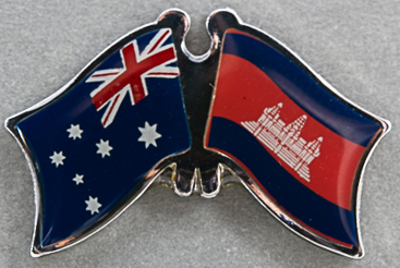 Australia - Cambodia Friendship Pin