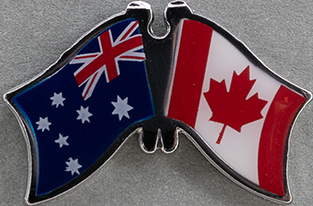 Australia - Canada Friendship Pin