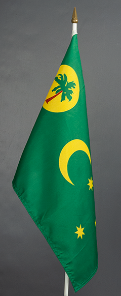 Cocos Keeling Island Hand Waver Flag