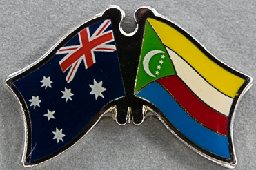 Australia - Comoros Friendship Pin