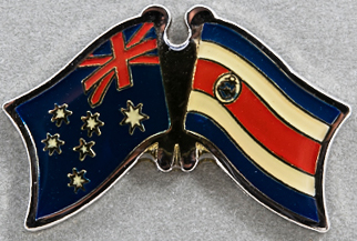 Australia - Costa Rica Friendship Pin