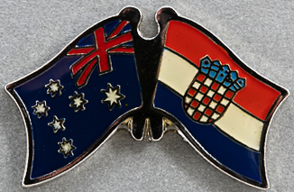 Australia - Croatia Friendship Pin