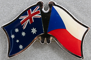 Australia - Czech Republic Friendship Pin