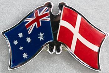Australia - Denmark Friendship Pin