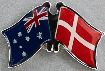 Australia - Denmark Friendship Pin