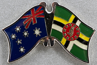 Australia - Dominica Friendship Pin