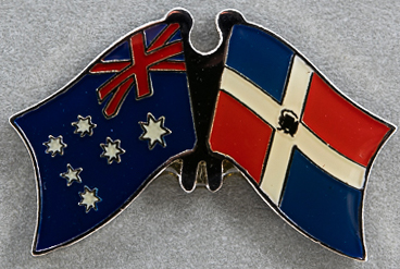 Australia - Dominican Republic Friendship Pin