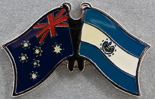 Australia - El Salvador Friendship Pin