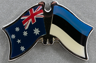 Australia - Estonia Friendship Pin