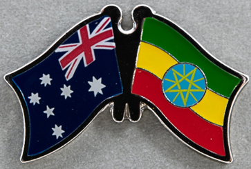 Australia - Ethiopia Friendship Pin