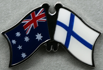 Australia - Finland Friendship Pin
