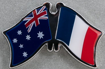 Australia - France Friendship Pin