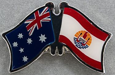 Australia - French Polynesia Friendship Pin
