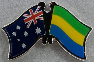 Australia - Gabon Friendship Pin