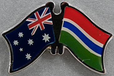 Australia - Gambia Friendship Pin