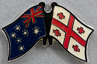 Australia - Georgia Friendship Pin