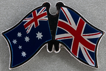Australia - Great Britain Friendship Pin