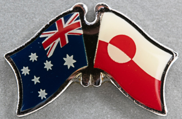 Australia - Greenland Friendship Pin