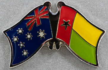 Australia - Guinea-Bissau Friendship Pin