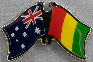 Australia - Guinea Friendship Pin