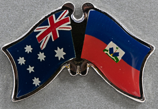Australia - Haiti Friendship Pin