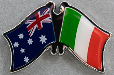 Australia - Italy Friendship Pin