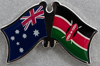 Australia - Kenya Friendship Pin