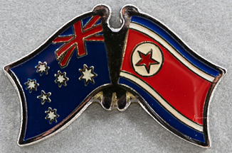 Australia - Korea North Friendship Pin