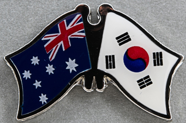 Australia - Korea South Friendship Pin