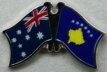 Australia - Kosovo Friendship Pin