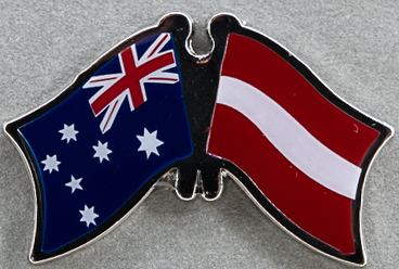 Australia - Latvia Friendship Pin