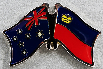Australia - Liechtenstein Friendship Pin